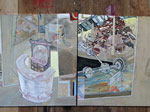 TRUST, two-panel, 146 cm x 84 cm